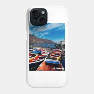 Valle Gran Rey puerto La Gomera Phone Case