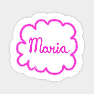 Maria. Female name. Magnet