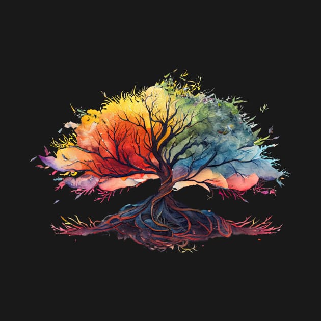 Tree of life watercolors by Art8085