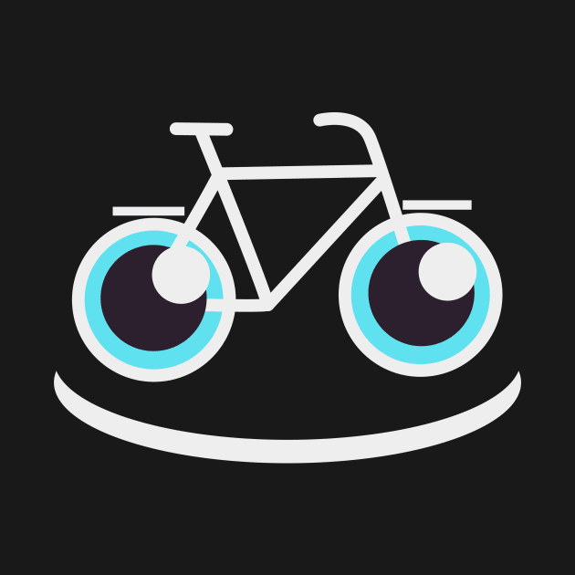 Funny Bike Smile Bicycle Cyclist by Foxxy Merch