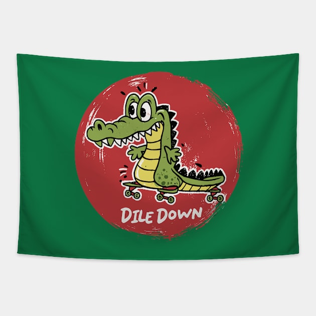 Dile Down Tapestry by OldSchoolRetro