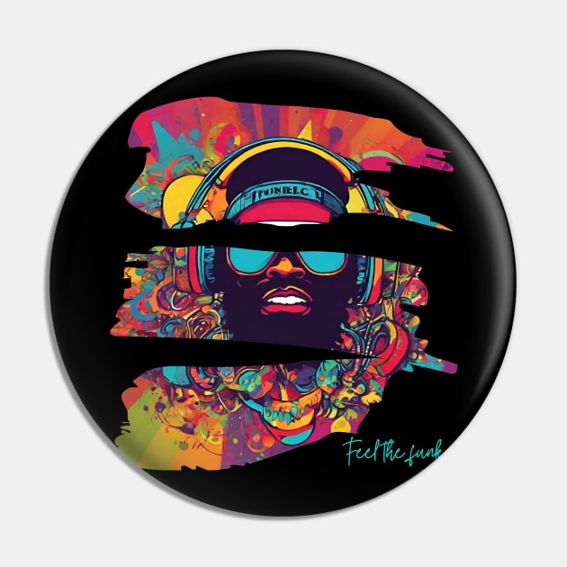 Funk - Feel The Funk Bootsy Art Pin by Klau