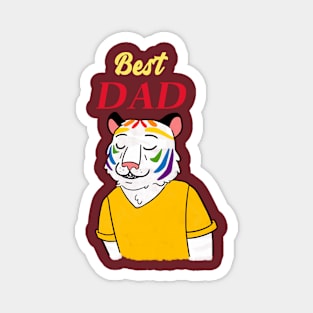 Best Dad design Magnet