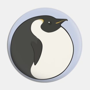 Bird Balls:  Emperor Penguin Pin