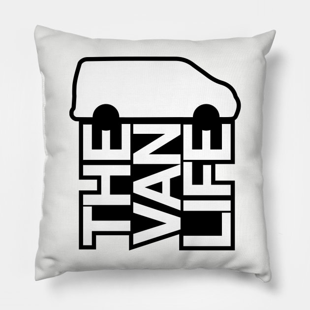 The Van Life Logo Pillow by The Van Life