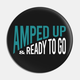 Funny Engineering Pun Amped Up Pin