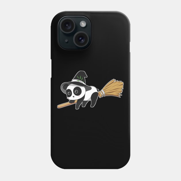 Panda Witch Phone Case by Mellerz