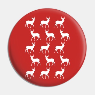 New year deer Pin