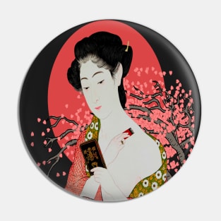 Cherry Blossom  Japanese Women Pin