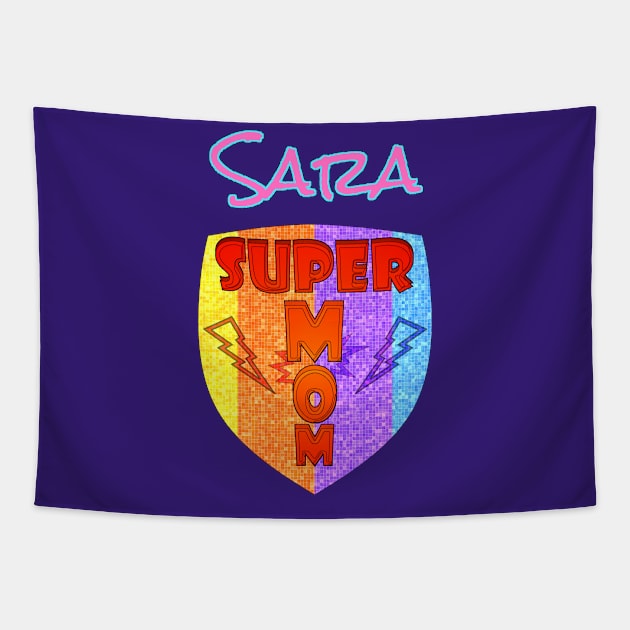 Sara Super Mom Tapestry by  EnergyProjections