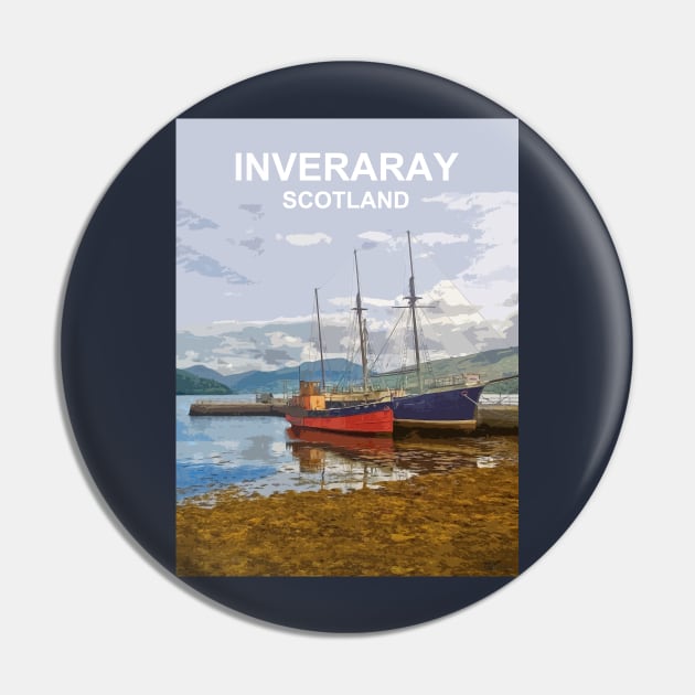 Inveraray, Scotland. Vital Spark, Scottish landscape art Pin by BarbaraGlebska