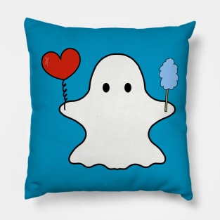 Fairground Ghosts : Heart Balloon Pillow