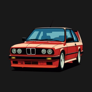 Red BMW E30 M3 T-Shirt