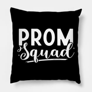 Prom Squad 2024 Funny Graduate Prom Class Of 2024 Pillow