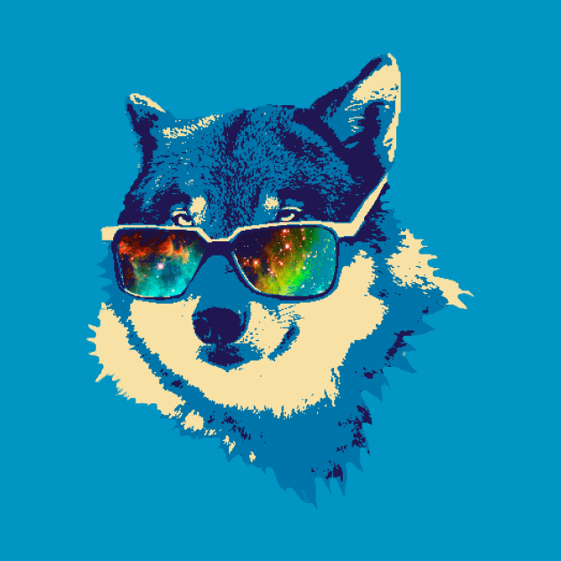 Cool Cosmic Wolf by MariSama