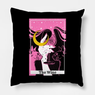 Pink Tarot card The Wine Pillow