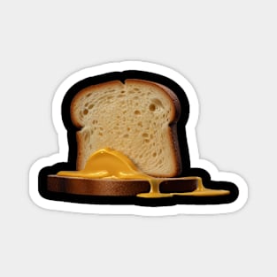 Cheese Vintage Since Established Yummy Kawaii Sandwich Toast Bread Magnet