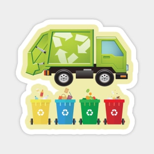 Garbage Truck Magnet