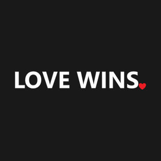 Love Wins Red Heart T-Shirt