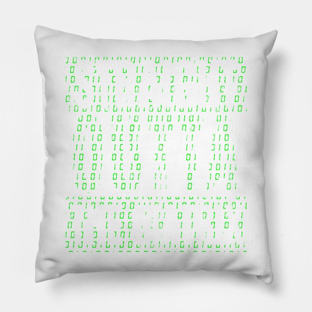 Straight Outta the Matrix Pillow by ikaszans