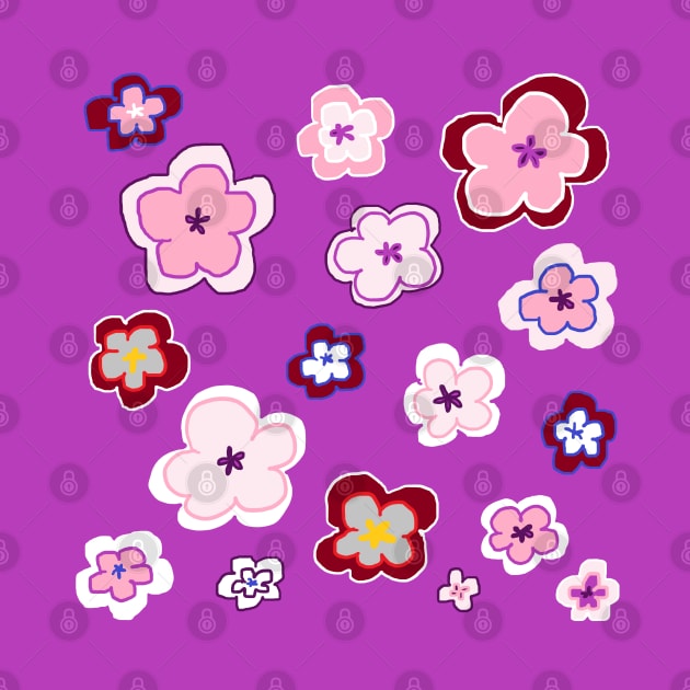 My garden full of flowers, Flower patterns by zzzozzo