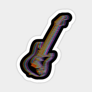 Guitar of Colorful Magnet