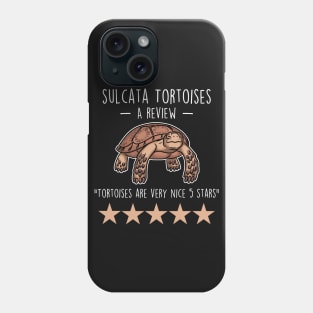 Sulcata Tortoise Review Phone Case