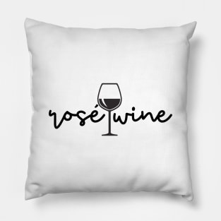 rose wine Pillow