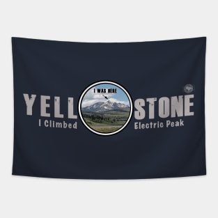 I Was There - The Peak of Electric Peak, Yellowstone National Park Tapestry