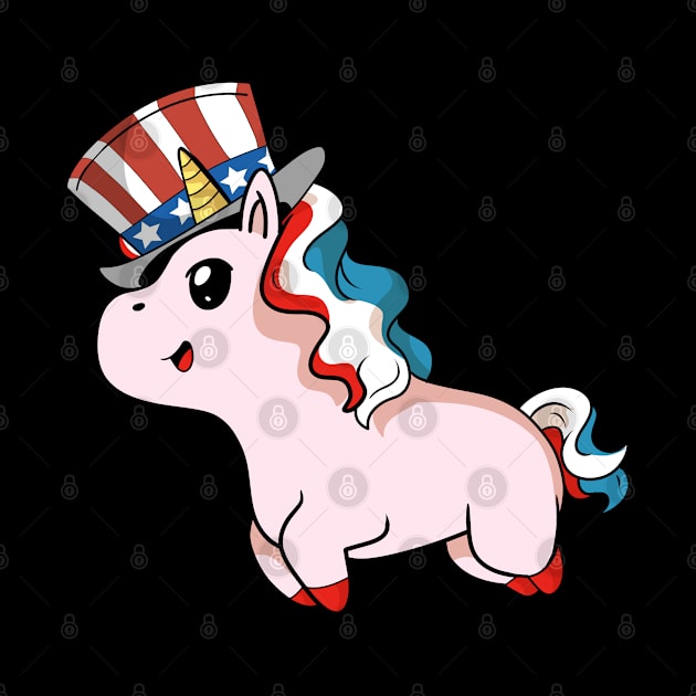 Patriot Unicorn American Independence Day July 4th shirt by TheBeardComic