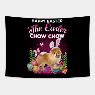 Chow Chow Dog Happy Easter, Chow Chow Lover, Easter Dog Tapestry