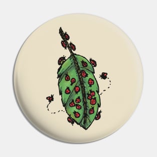 Lucky Ladybugs Pin