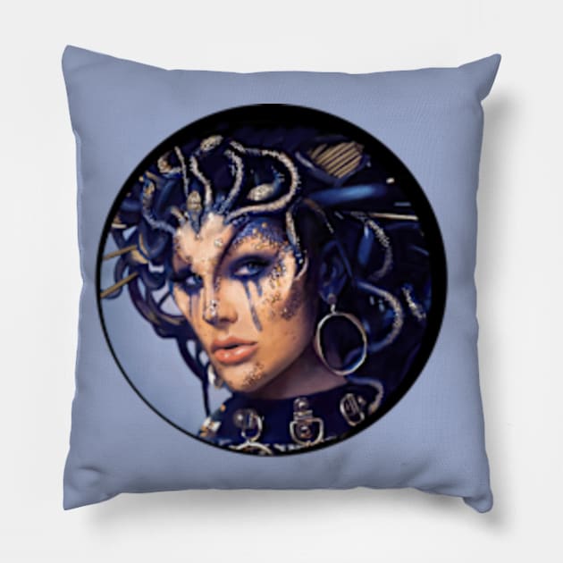 Medusa Makeup Pillow by xzaclee16