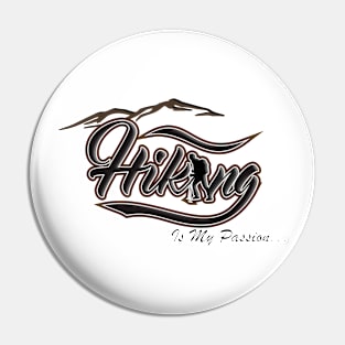 Hiking and Mountain climbing T-Shirt Pin