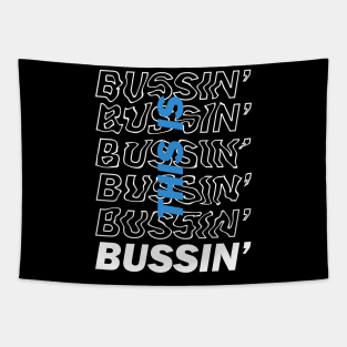 This is Bussin' - Bold Blue Tapestry