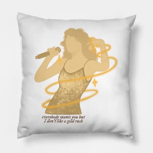 Gold rush, Taylor Inspired Evermore Pillow