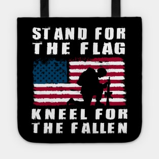 Stand For The Flag  Kneel For The Fallen Tote