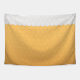 Beer honeycomb Tapestry