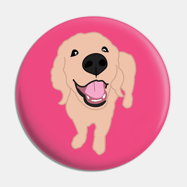 Golden Retriever Pin by courtneylgraben