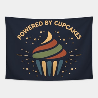 Powered By Cupcakes Tapestry