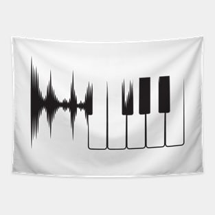 Piano Heartbeat Tapestry