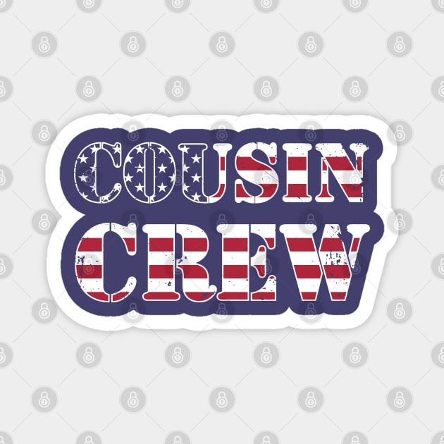 4th of July Cousin Crew Magnet by Pennelli Studio