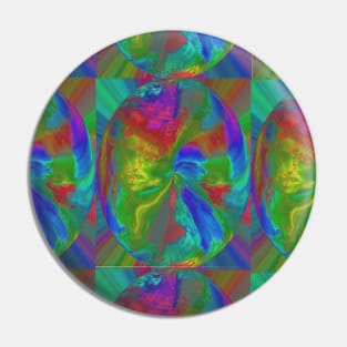 Colorful Luminous Inclusions Pin