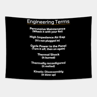 Engineering Terms Tapestry