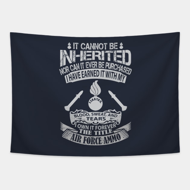 Not Inherited Air Force Ammo Tapestry by RelevantArt