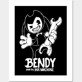 FNF INDIE CROSS - BATIM Nightmare Bendy Despair art - Bendy - Kids T-Shirt