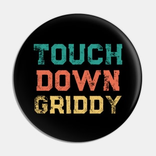 Touchdown Griddy Football Pin