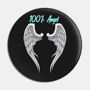 100% Angel Pin