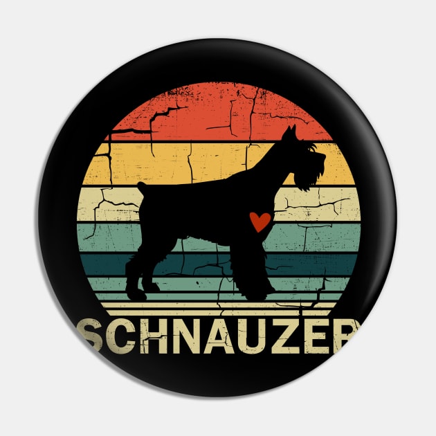 Vintage Schnauzer Dog Lover Pin by chung bit