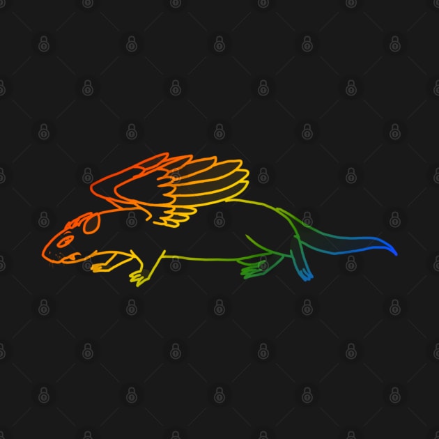 Rat Dragon 2 (Rainbow Version) by Rad Rat Studios